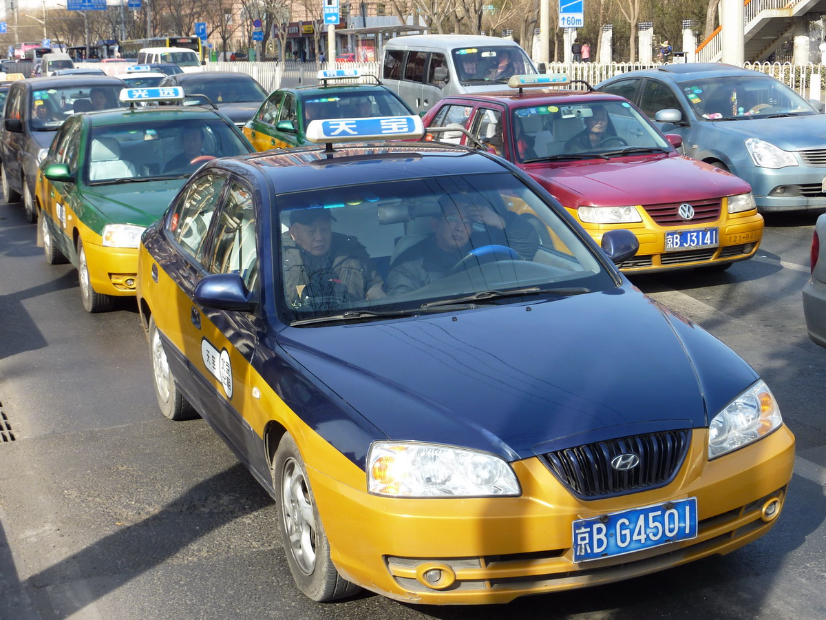 Xe taxi luôn là là chọn hàng đầu của nhiều người dân Trung Quốc
